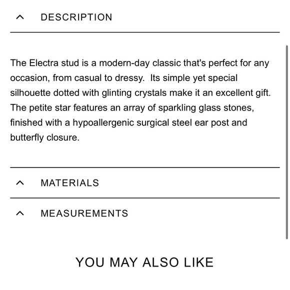 NWT Designer Lulu Frost Electra Silver Crystal Celestial Starburst Studs - Picture 3 of 6